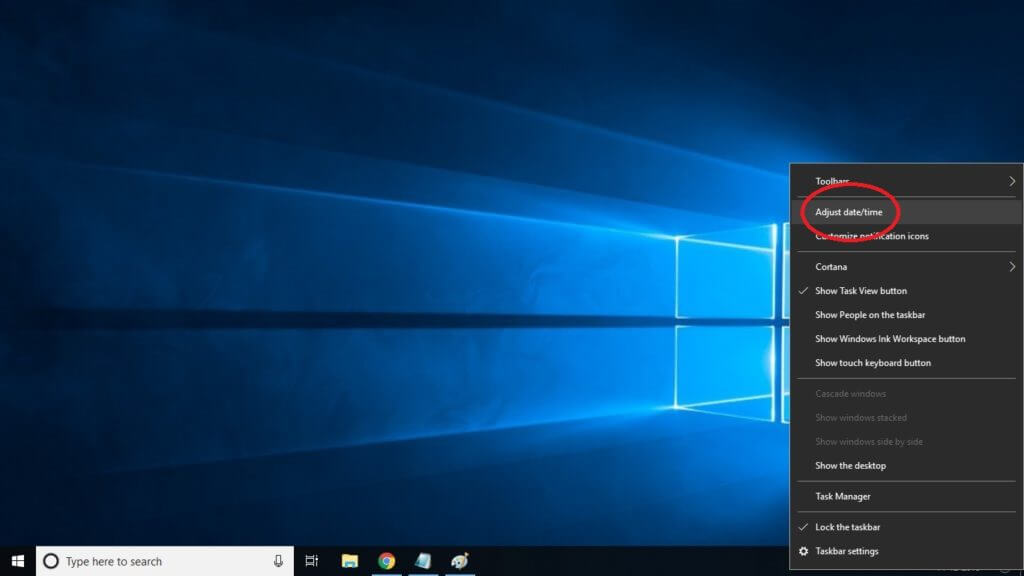 how to change time on windows 10