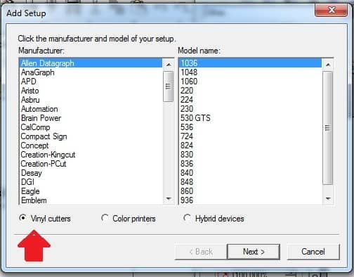 redsail cutter plotter usb driver