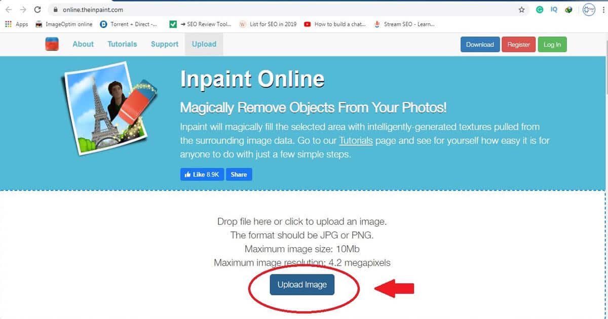 remove objects from photos online